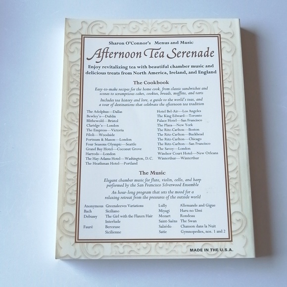 ♦️3/$25♦️ Afternoon Tea Serenade - Recipes from Famous Tea Rooms - Cookbook - Picture 3 of 4